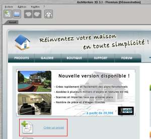 pas &agrave; pas installation Architecture 3D de Livecad