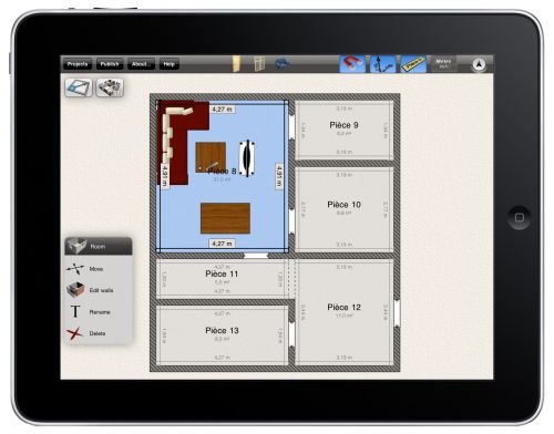 Home Design 3D by LiveCAD : tracer les plans