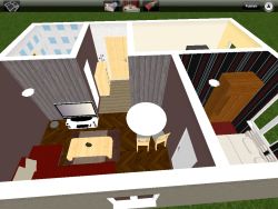 Home Design 3D by LiveCAD : 3D view